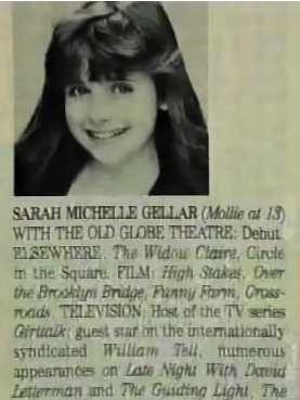 Crossroads news clipping - Sarah Michelle Gellar